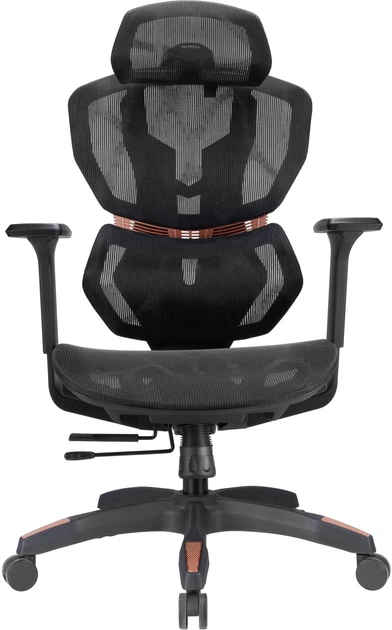 Кресло офисное AGN AGN09-8 Mesh 4 класс Black-Orange - изображение 2
