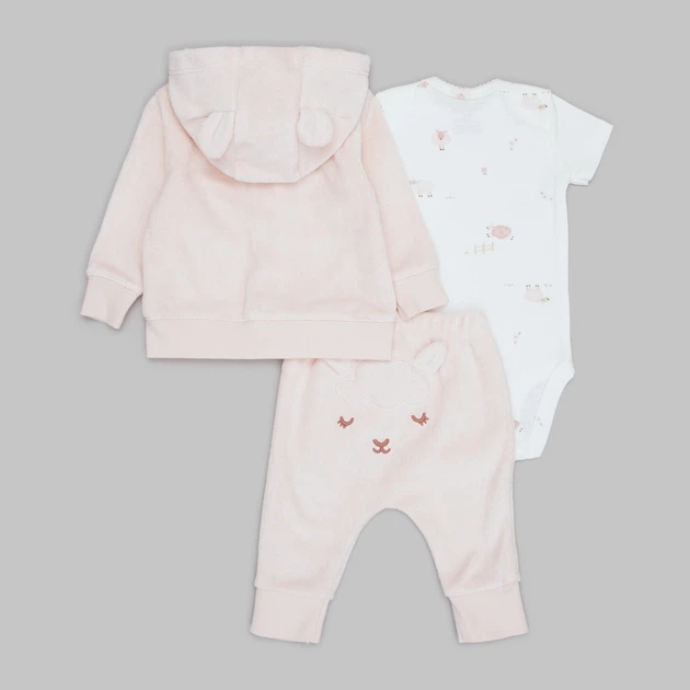 Комплект одежды Carter's толстовка, штаны и боди 1159860815 (Розовый 6M) на рост 61-69 см - Фото 2 Комплект одежды Carter's толстовка, штаны и боди 1159860815 (Розовый 6M) на рост 61-69 см - изображение 2