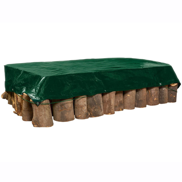 Универсальный защитный тент PARKSIDE 3×4 м с веревкой 14 м WU4171120-8 зеленый - изображение 3