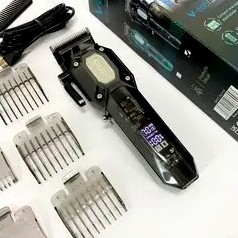 Машинка для стрижки VGR V-600 аккумуляторная с LED дисплеем 6 насадок для волос с регулировкой длины 0 8 12 мм - изображение 9