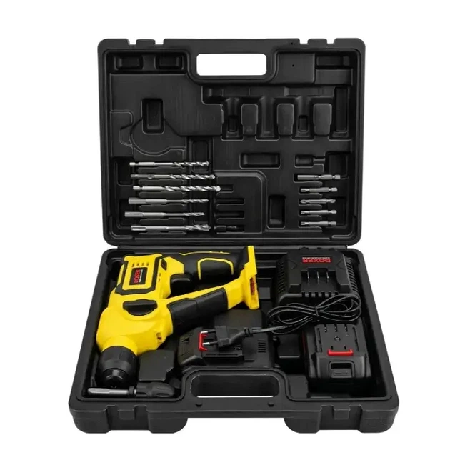 Перфоратор BOXER SR-145 до 5000 уд/хв патрон SDS+ АКБ 20,4 В/3,0 А·год 2шт Енергія удару 1 Дж - изображение 8