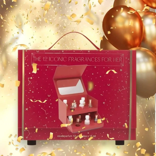 Адвент-календар для женщин и мужчин Deliplus The Iconic Fragrances 18 мини-парфюмов - Фото 5 Адвент-календар для женщин и мужчин Deliplus The Iconic Fragrances 18 мини-парфюмов - изображение 5