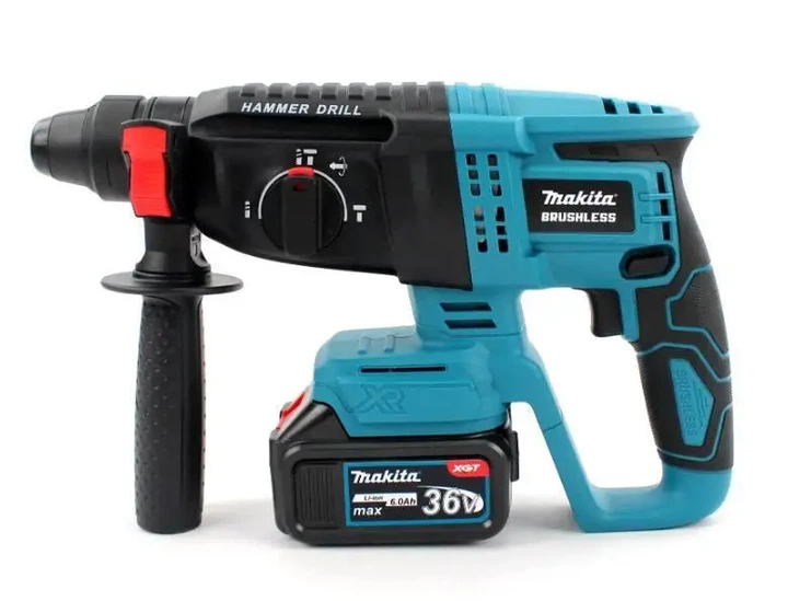 Акумуляторний перфоратор з функцією відбійного молотка Makita DHR202 - зображення 5