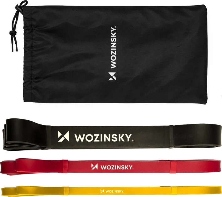 Набір стрічок Wozinsky WGO-3 для силових вправ 3 шт (5907769384585) - зображення 2