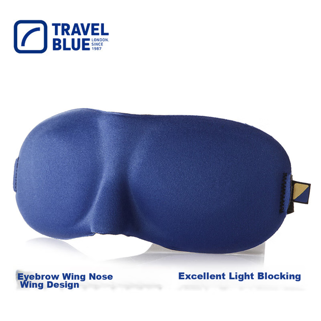 Маска для сна Travel Blue 3D контурная затемняющая дышащая унисекс - изображение 5