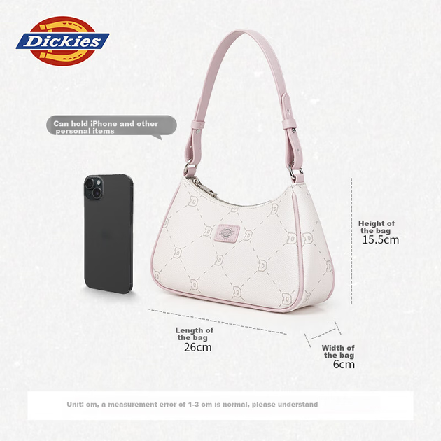 Сумка Dickies женская через плечо со съемным ремешком, цветочный принт, розовая (DK-C037) - изображение 8