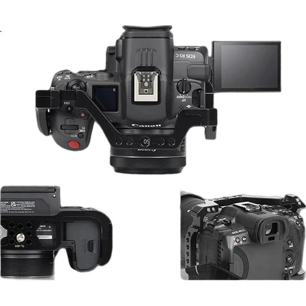 Клетка Yingshijiang из алюминиевого сплава для Canon EOS R5, R5C, R6, R6 II, R7, R10, R50, R100 и RP - Фото 3 Клетка Yingshijiang из алюминиевого сплава для Canon EOS R5, R5C, R6, R6 II, R7, R10, R50, R100 и RP - изображение 3