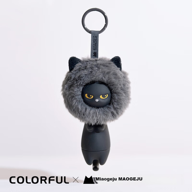 Флеш-накопичувач MAOGEJU з милим візерунком кота USB 3.2 Gen 1, 64 ГБ - чорний - изображение 4
