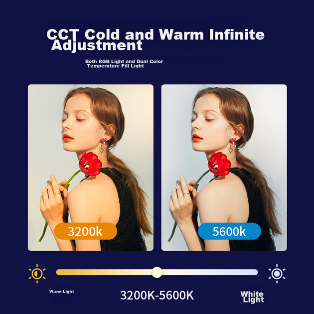 Светодиодная лента SOMITA Colorful ST-1000RGB для фотосъемки с пультом дистанционного управления, кронштейном, для создания атмосферного освещения, студийного освещения, рассеянного освещения, освещения для рекламы и видеосъемки. - изображение 7