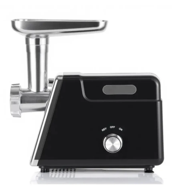 Электрическая шнековая мясорубка Hoffmans HM-280 2000 Вт с реверсом, тремя решётками, ножом из нержавеющей стали и насадкой для домашних колбас - изображение 6