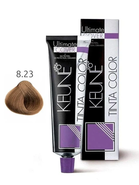 Перманентная краска для волос Keune Tinta Color 60 мл 8.23 UC Светлый Перловый Золотистый Блондин - Фото 1 Перманентная краска для волос Keune Tinta Color 60 мл 8.23 UC Светлый Перловый Золотистый Блондин - изображение 1