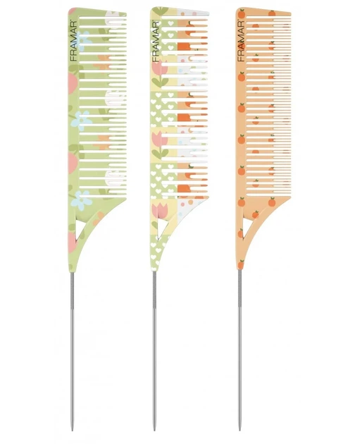 Набор гребцов Framar Dreamweaver Comb Set 3 шт пастельные антистатические - Фото 1 Набор гребцов Framar Dreamweaver Comb Set 3 шт пастельные антистатические - изображение 1
