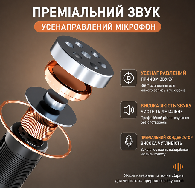 Беспроводной микрофон Aigo S41 Type-C для Android, смартфона, записи видео, стримов, интервью, шумоподавление - Фото 6 Беспроводной микрофон Aigo S41 Type-C для Android, смартфона, записи видео, стримов, интервью, шумоподавление - изображение 6