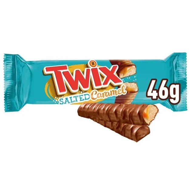 Батончик-печенье Twix Xtra Salted Caramel Твикс "Соленая Карамель" 46 г - Фото 1 Батончик-печенье Twix Xtra Salted Caramel Твикс "Соленая Карамель" 46 г - изображение 1