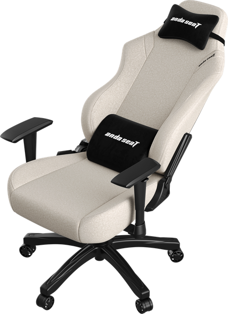 Крісло геймерське ігрове Anda Seat Luna Size L до 100 кг Ivory Fabric (AD18-44-I-F) навантаження до 100 кг, льон, поролон, гарантія 24 міс, зріст до 170 см - Фото 7 Крісло геймерське ігрове Anda Seat Luna Size L до 100 кг Ivory Fabric (AD18-44-I-F) навантаження до 100 кг, льон, поролон, гарантія 24 міс, зріст до 170 см - зображення 7