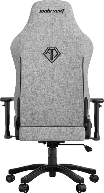 Геймерское игровое кресло Anda Seat Phantom 4 L до 90 кг Gray Fabric (AD18YSD-72-G-F-G01) нагрузка до 100 кг, лён, пена, гарантия 24 мес, рост до 185 см - изображение 6