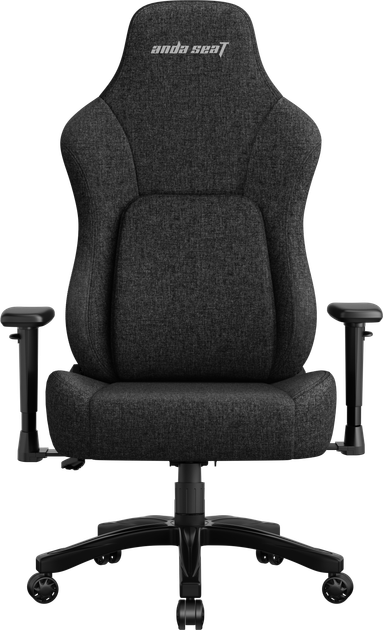 Крісло геймерське ігрове Anda Seat Phantom 4 L до 90 кг Black Fabric (AD18YSD-72-B-F-B01) - зображення 3