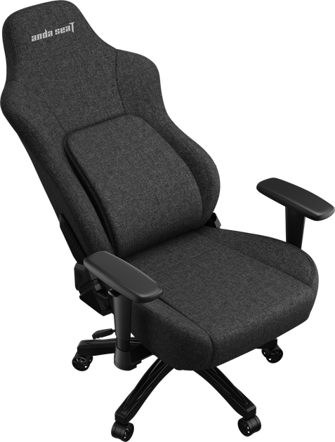 Крісло геймерське ігрове Anda Seat Phantom 4 L до 90 кг Black Fabric (AD18YSD-72-B-F-B01) - зображення 9