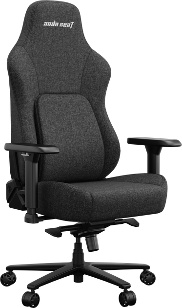 Крісло геймерське ігрове Anda Seat Phantom 4 Pro L до 100 кг Black Fabric (AD18YSDC-72-B-F-B02) - зображення 5