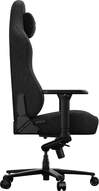 Крісло геймерське ігрове Anda Seat Phantom 4 Pro L до 100 кг Black Fabric (AD18YSDC-72-B-F-B02) - зображення 6