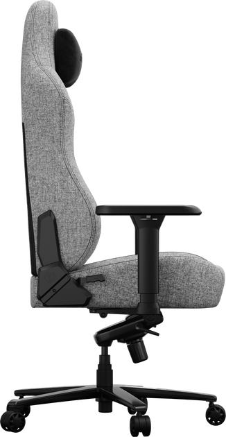 Геймерское игровое кресло Anda Seat Phantom 4 Pro L до 100 кг Gray Fabric (AD18YSDC-72-G-F-G02) нагрузка до 100 кг, лён, пена, гарантия 24 мес, наклон спинки 135 °, рост до 185 см - изображение 6