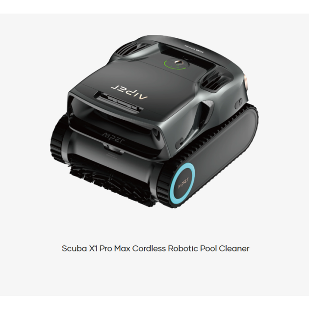 Робот-пылесос Aiper Scuba X1 Pro Max для бассейнов до 300 м³ (дно, стены, ватерлиния, поверхность) - изображение 2