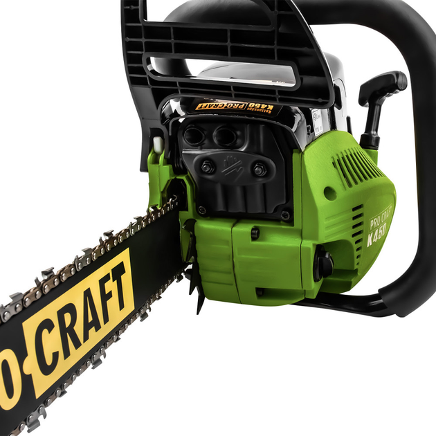 Бензопила Procraft K450 3500 Вт 52 см³ + шина 40 см и 45 см + 2 цепи - изображение 2