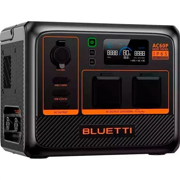 Зарядная станция BLUETTI AC60P (P-AC60P-EU-GY-BL-010) - Фото 2 Зарядная станция BLUETTI AC60P (P-AC60P-EU-GY-BL-010) - изображение 2