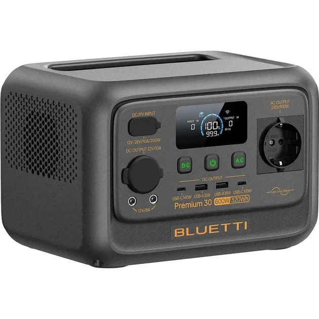 Зарядная станция BLUETTI Premium 30 V2 (P-PR30V2-EU-GY-BL-010) - Фото 4 Зарядная станция BLUETTI Premium 30 V2 (P-PR30V2-EU-GY-BL-010) - изображение 4