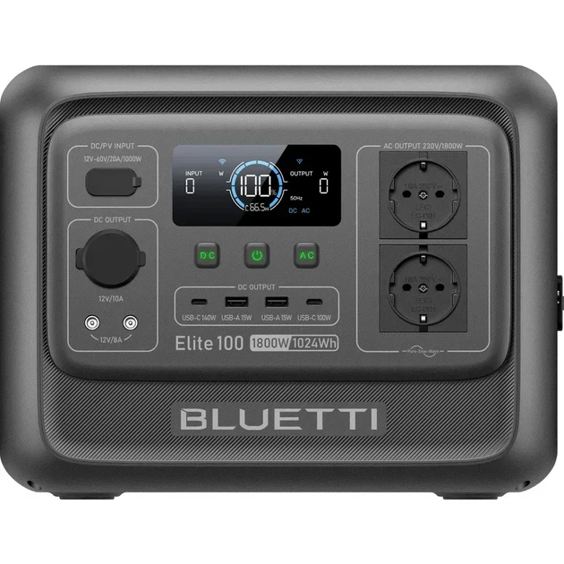 Зарядна станція BLUETTI Elite 100 V2 (P-EL100V2-EU-GY-BL-010) - Фото 5 Зарядна станція BLUETTI Elite 100 V2 (P-EL100V2-EU-GY-BL-010) - зображення 5