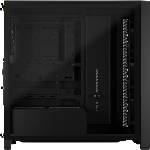 Корпус CORSAIR FRAME 4000D WOOD RS Mid-Tower Black/Walnut (CC-9011340-WW) - зображення 6