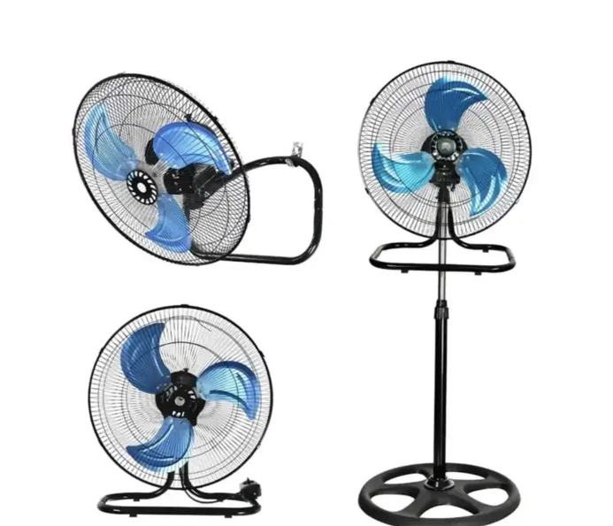 Вентилятор Alfarid Fan 18 дюймов 3в1 напольный настольный настенный 60 Вт 3 скорости черный - изображение 9