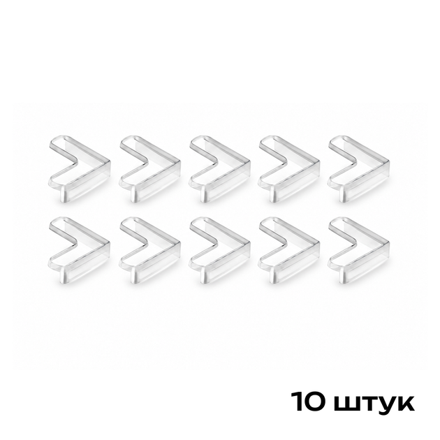 Захисні куточки на меблі, Прозорі, Г образні, 10 шт - Фото 5 Захисні куточки на меблі, Прозорі, Г образні, 10 шт - зображення 5