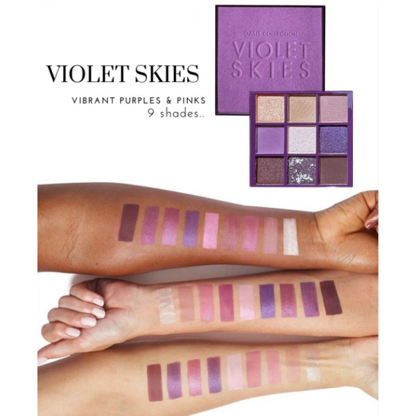 Тіні для повік Violet Skies Oasis Collection Farmasi 8,1г (f1002146) - зображення 3