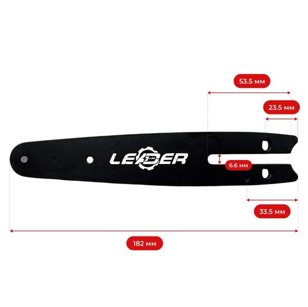 Пильная шина 6 дюймов LEADER М1 (шаг 1/4”, паз 1.1мм) - изображение 2