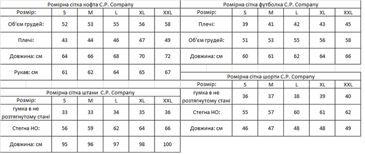 Спортивний костюм C.P. Company, чоловічий, кофта-штани, чорний, розмір XXL - изображение 2
