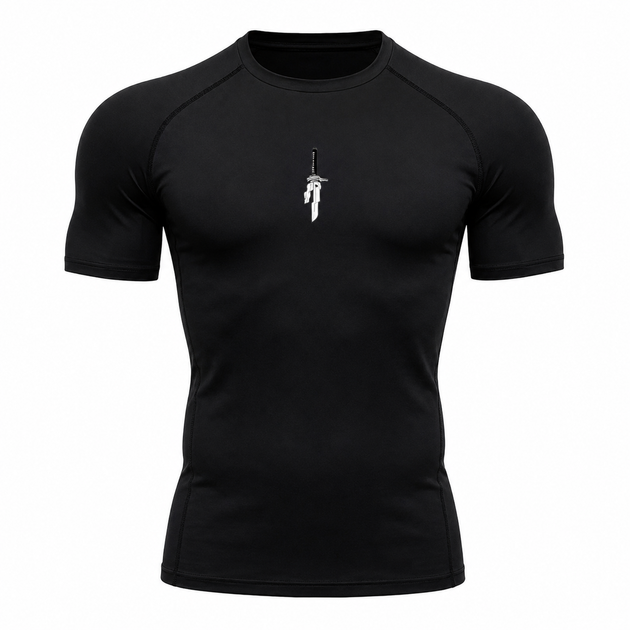 Компрессионная мужская футболка Фушигуро Тоджи из «Магической битвы», размер XL (черная) - изображение 2