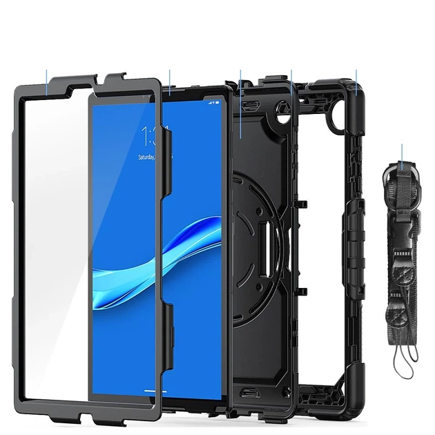 Чохол Tech-Protect Solid360 для Lenovo Tab M10 Plus 10.3 TB-X606 Black (6216990209833) - зображення 2
