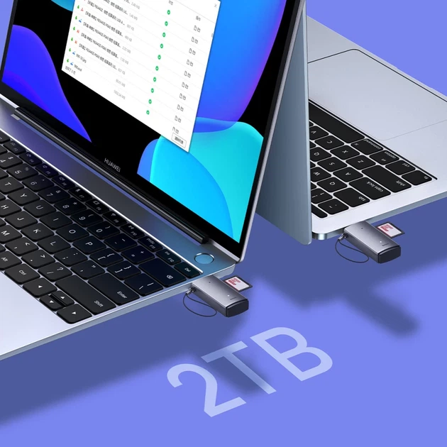 Кардридер Baseus Lite Series USB-A to SD/TF Grey (WKQX060013) - изображение 12
