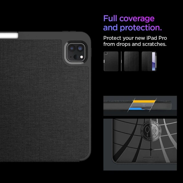 Чехол Spigen Urban Fit для iPad Pro 11 2024 5th Gen Black (ACS07020) - изображение 15