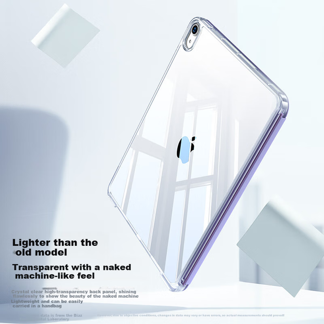 Защитный чехол BIAZE для Apple iPad 11/10, модель 2025 года с чипом A16, 10.9 дюймов, съемный, прозрачный, с функцией сна и пробуждения - изображение 4