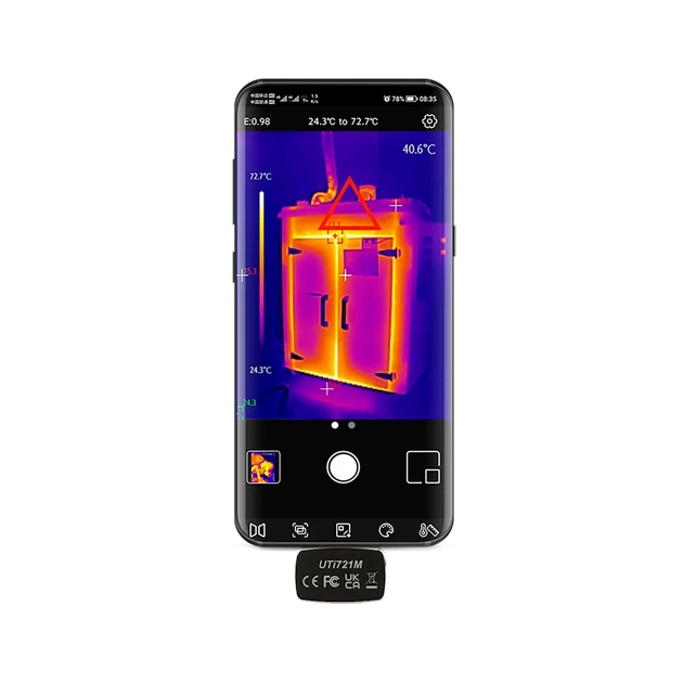 Тепловизионная камера UNI-T UTi721M (MIE0488) - изображение 5