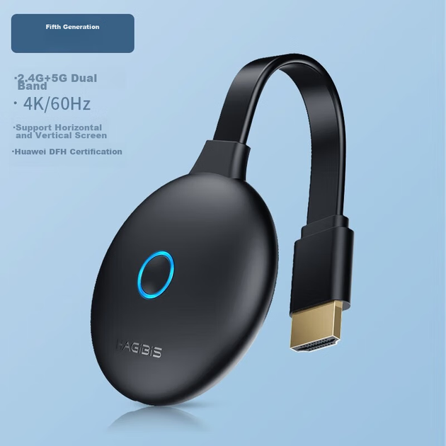 Адаптер Hagibis беспроводной для трансляции экрана HDMI 4K 60 Гц - изображение 4