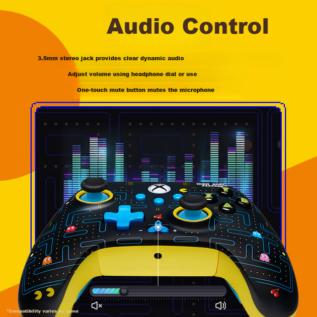 Беспроводной геймпад PowerA PAC-MAN 45th Anniversary PC/Xbox One/Xbox Series X/S (XBGP0435-01) - изображение 12