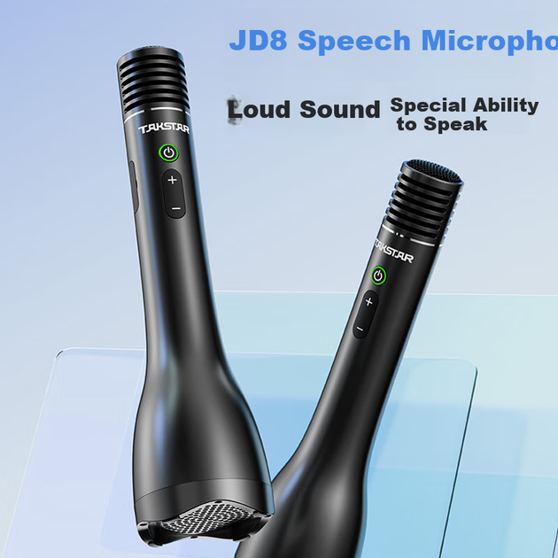 Микрофон TAKSTAR JD8 ручной с портативным усилителем для лекций и экскурсий, черный - изображение 8