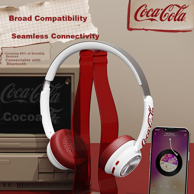 Наушники Coca-Cola T26 Bluetooth (6972705893635) - изображение 5