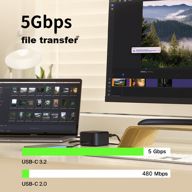 Док-станция BELKIN для ноутбука с GaN 130 Вт, HDMI и гигабитным Ethernet, Thunderbolt - изображение 10