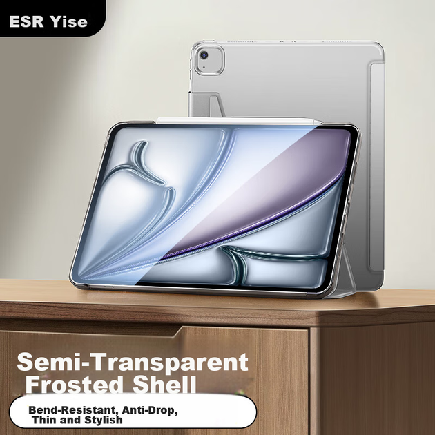 Чехол для планшета Apple iPad Air 13" 2026/2025/2024/Pro 12.9" 2022/2021 ESR Grey - изображение 4