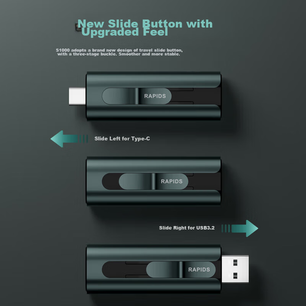 HIKVISION 256GB USB3.2/Type-C твердотельный накопитель с двойным интерфейсом, USB-флешка для телефона S1000, скорость чтения 1080 МБ/с, совместима с Apple iPhone и компьютером, флешка большой емкости - изображение 11