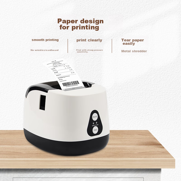 Термопринтер этикеток Gprinter GP-2270T, мобильная и настольная версии, для этикеток и чеков шириной 58 мм, для магазинов одежды, кафе, супермаркетов и розницы - изображение 9